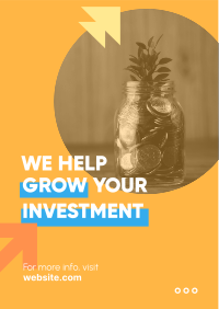 Grow your investment Flyer Design