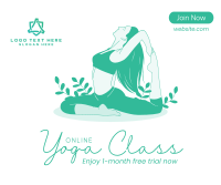 Online Yoga Class Facebook post Image Preview