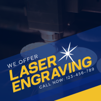 Laser Engraving Service Linkedin Post Design