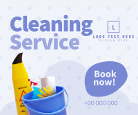 Professional Cleaning Facebook Post Design