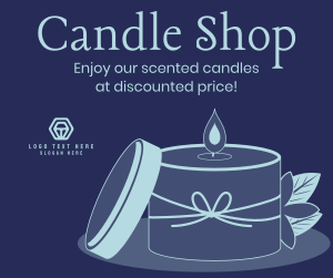Candle Shop Promotion Facebook post Image Preview