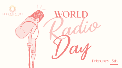 Radio Day Mic Facebook event cover Image Preview