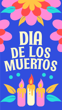 Dia de los Muertos Party Facebook Story Design