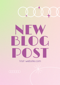 Cosmetic Blog Poster Design