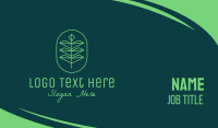 Green Leaf Eco Plant  Business Card Image Preview