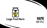 Cheese Jar Business Card Design Image Preview