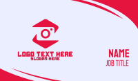 Red Camera Store  Business Card Image Preview