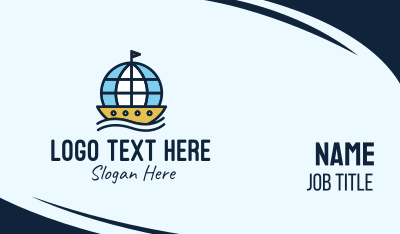 Global Seafarer Boat Business Card