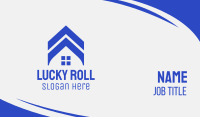 Arrow Roof House Business Card Image Preview