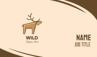 Wild Deer Business Card Image Preview