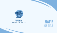 Blue Wild Shark Business Card Image Preview