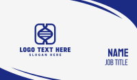 Blue Dna Gene Business Card Preview