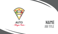 Italian Pizza Pizzeria Business Card Design