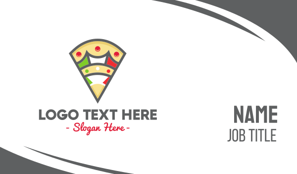 Italian Pizza Pizzeria Business Card Design Image Preview