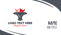 Cow Cap Business Card Design