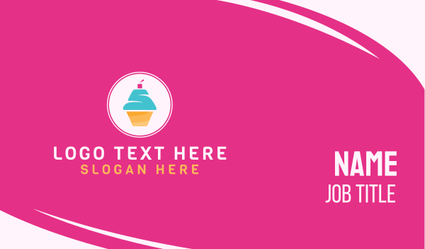 Cupcake Shop Letter S Business Card Design Image Preview