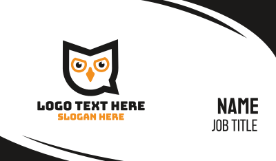 Owl Chat Business Card