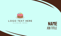 Birthday Cake Business Card Image Preview