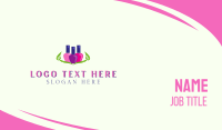 Colorful Nail Polish Business Card Image Preview
