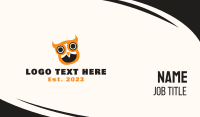Owl Learning School Business Card Design