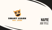 Owl Learning School Business Card Image Preview