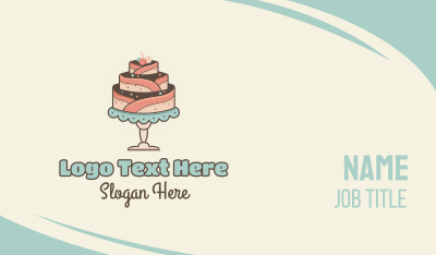 Sweet Cake Business Card Image Preview