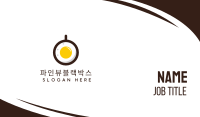 Coffee & Egg Business Card Image Preview