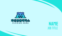 Modern Gradient Polar Bear Business Card Image Preview