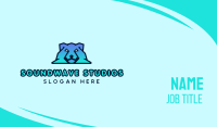 Modern Gradient Polar Bear Business Card Image Preview