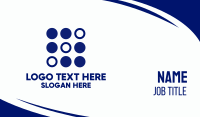 Simple Modern Dots Business Card Image Preview