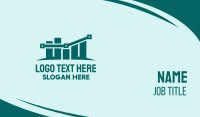 Modern Tech Statistics Business Card Image Preview