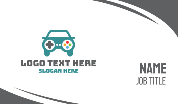 Car Gaming Controller Business Card Design Image Preview