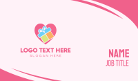 Cute Gift Present Business Card Preview