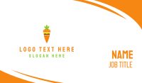 Carrot Burger Business Card Design