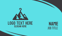 Mountain Clothing Hanger  Business Card Image Preview