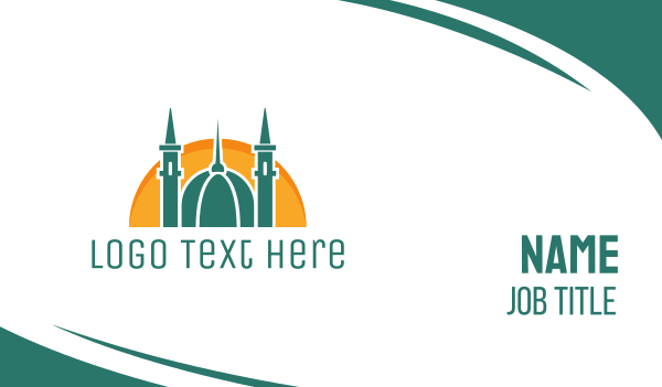 Islamic Religion Business Card Design Image Preview