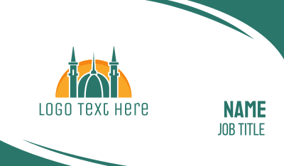 Islamic Religion Business Card Image Preview