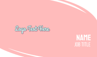 Pastel Children Store Business Card Design