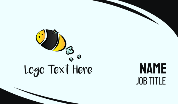 Flying Bee Business Card Design Image Preview