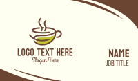 Organic Herbal Cup Business Card Image Preview