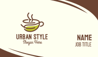 Organic Herbal Cup Business Card Image Preview