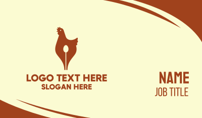 Hen Pen Business Card Image Preview