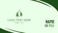 Three Green Pines Business Card Design