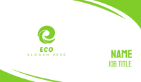 Green E Eco Business Card Image Preview