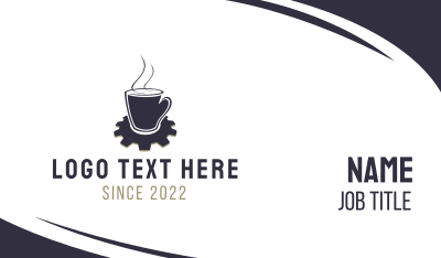 Industrial Coffee Business Card