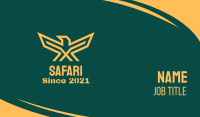 Golden Military Eagle  Business Card Image Preview