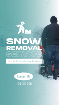 Pro Snow Removal Instagram Story Design