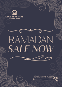 Ornamental Ramadan Sale Flyer Image Preview