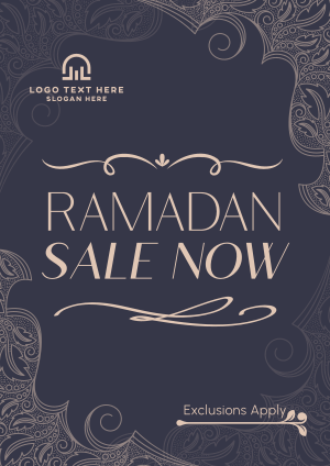 Ornamental Ramadan Sale Flyer Image Preview