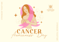 Protect Yourself from Cancer Postcard Design